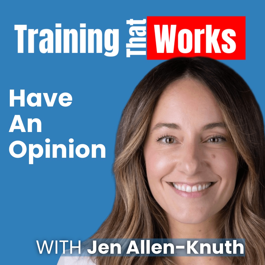 Have an Opinion with Jen Allen-Knuth episode art